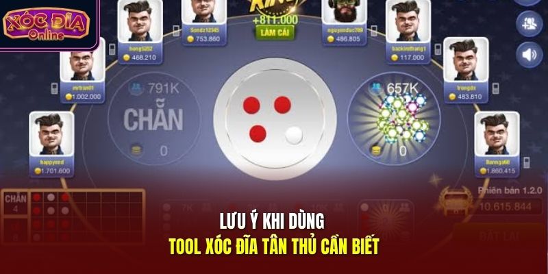 Lưu ý khi dùng Tool Xóc Đĩa tân thủ cần biết