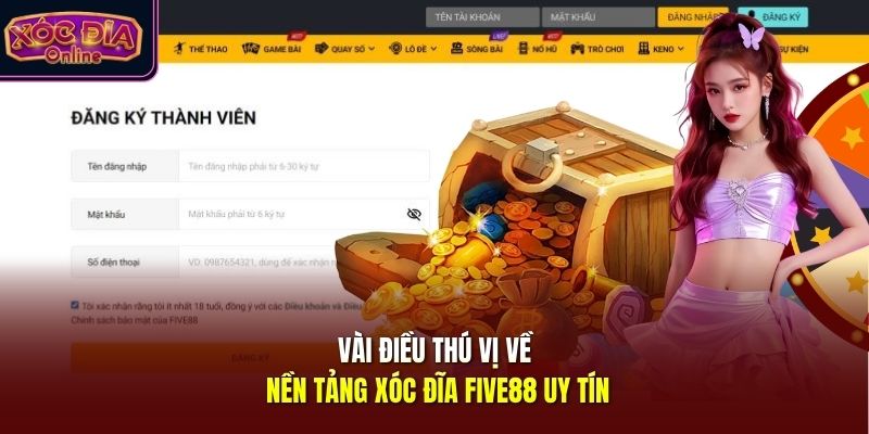 Vài điều thú vị về nền tảng xóc đĩa Five88 uy tín
