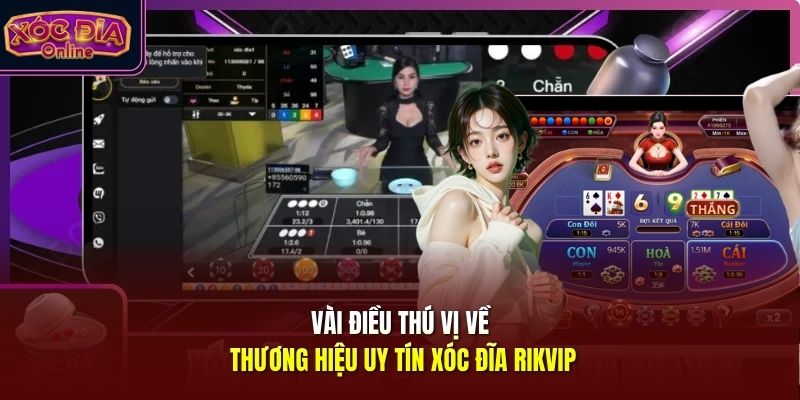 Vài điều thú vị về thương hiệu uy tín xóc đĩa Rikvip