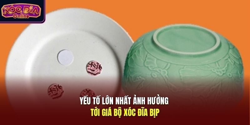 Yếu tố lớn nhất ảnh hưởng tới giá bộ xóc đĩa bịp